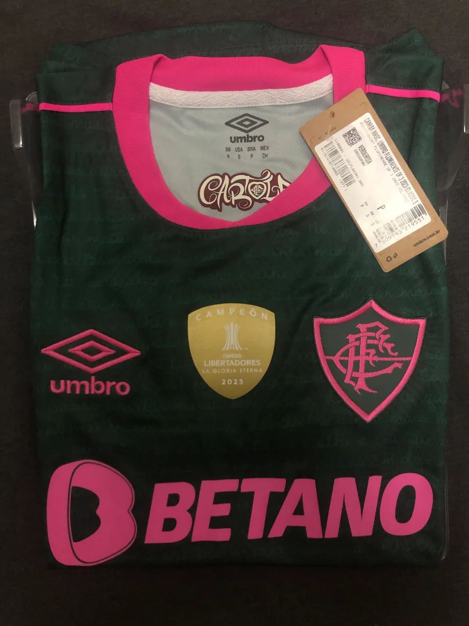 Camisa Fluminense Umbro 2023 homenagem Cartola original nova
