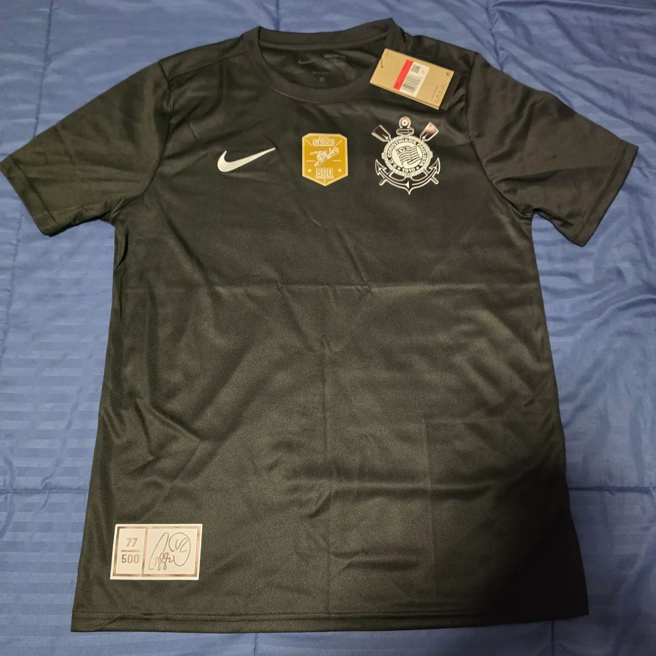 Camisa Corinthians Cassio 500 jogos Nike Original Tamanho G
