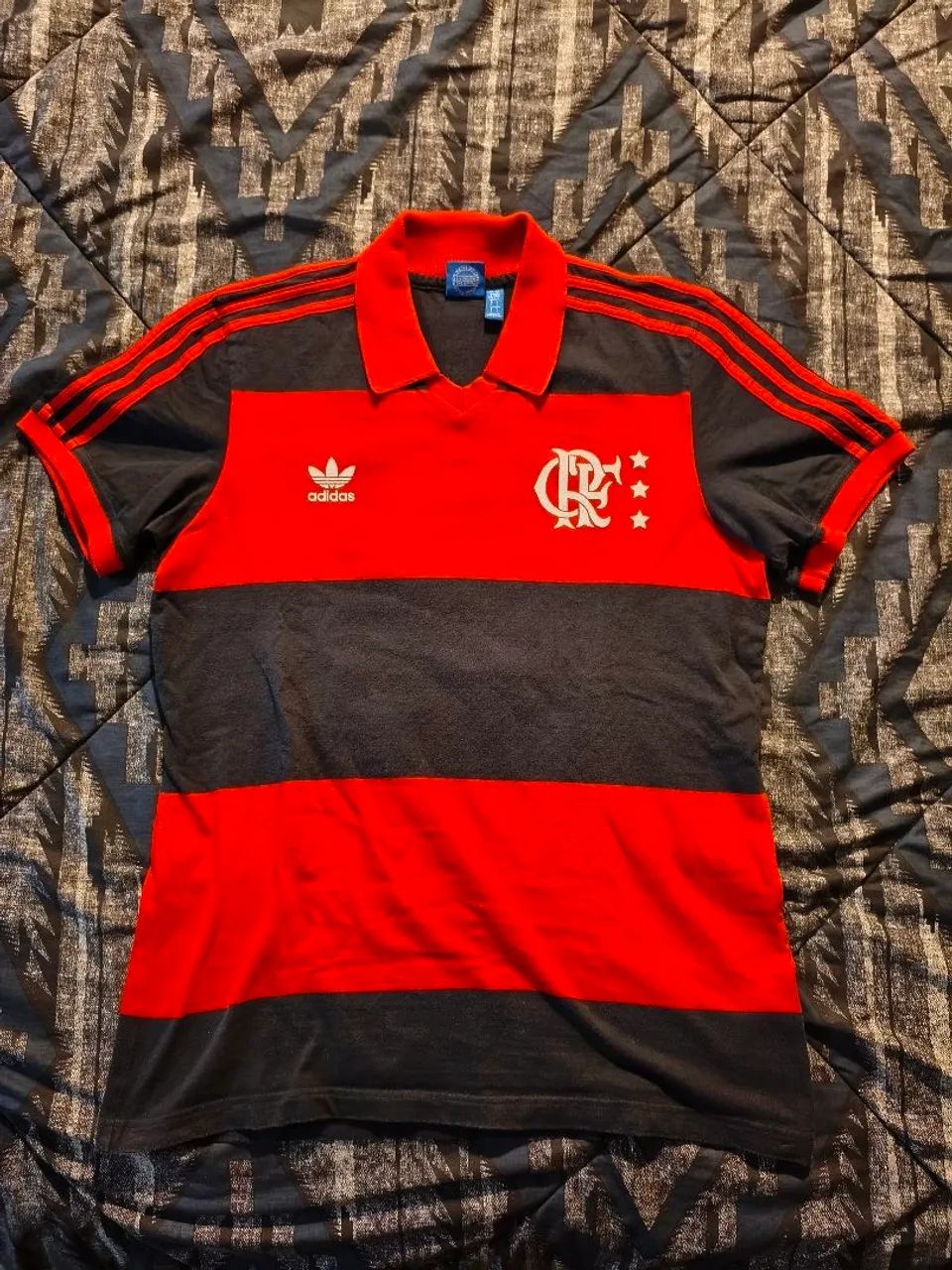 Camisa flamengo Adidas retrô originals anos 80