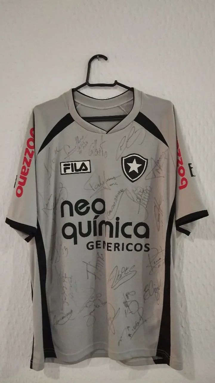 Camisa Botafogo 2010/2011 Autografada | Jefferson, Loco Abreu, Maicosuel e + 19 atletas!