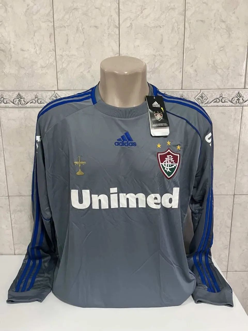 Camisa Fluminense Goleiro Manga Longa Adidas Original 2010 - Na Etiqueta!