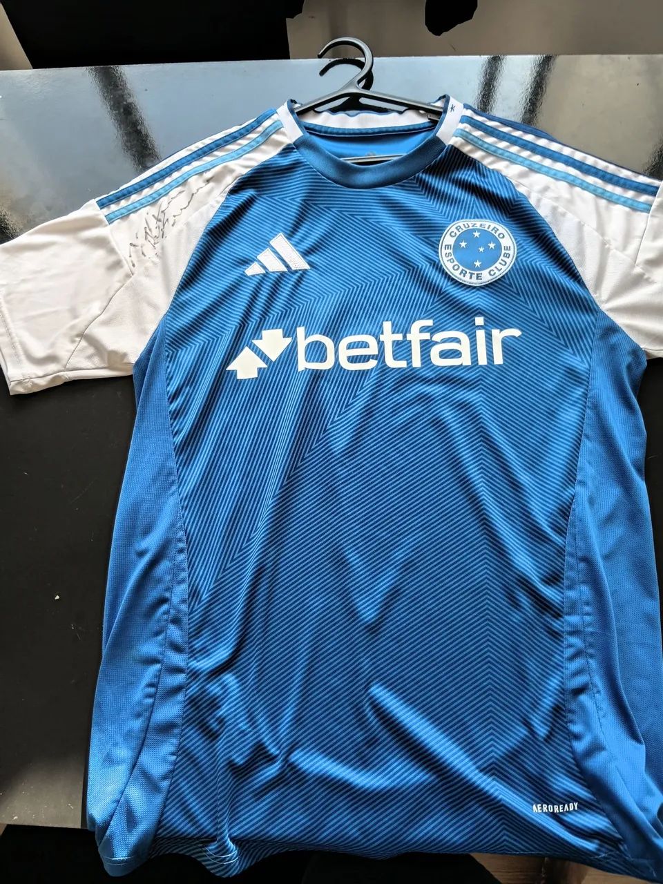 Camisa do Cruzeiro autografada oportunidade