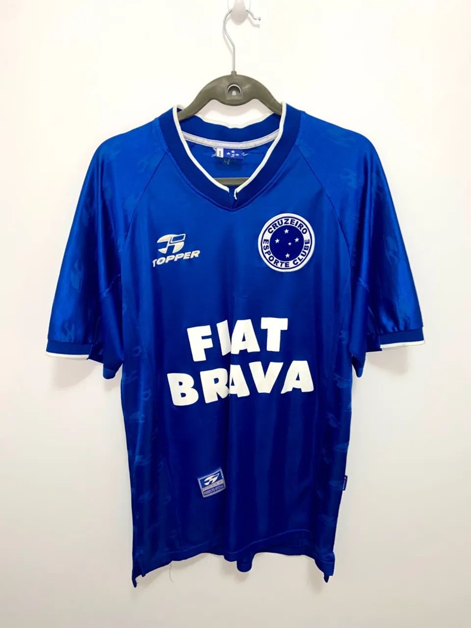 Rara Camisa do Cruzeiro Usada em Jogo nas Finais da Copa do Brasil de 2000 #9 Oséias