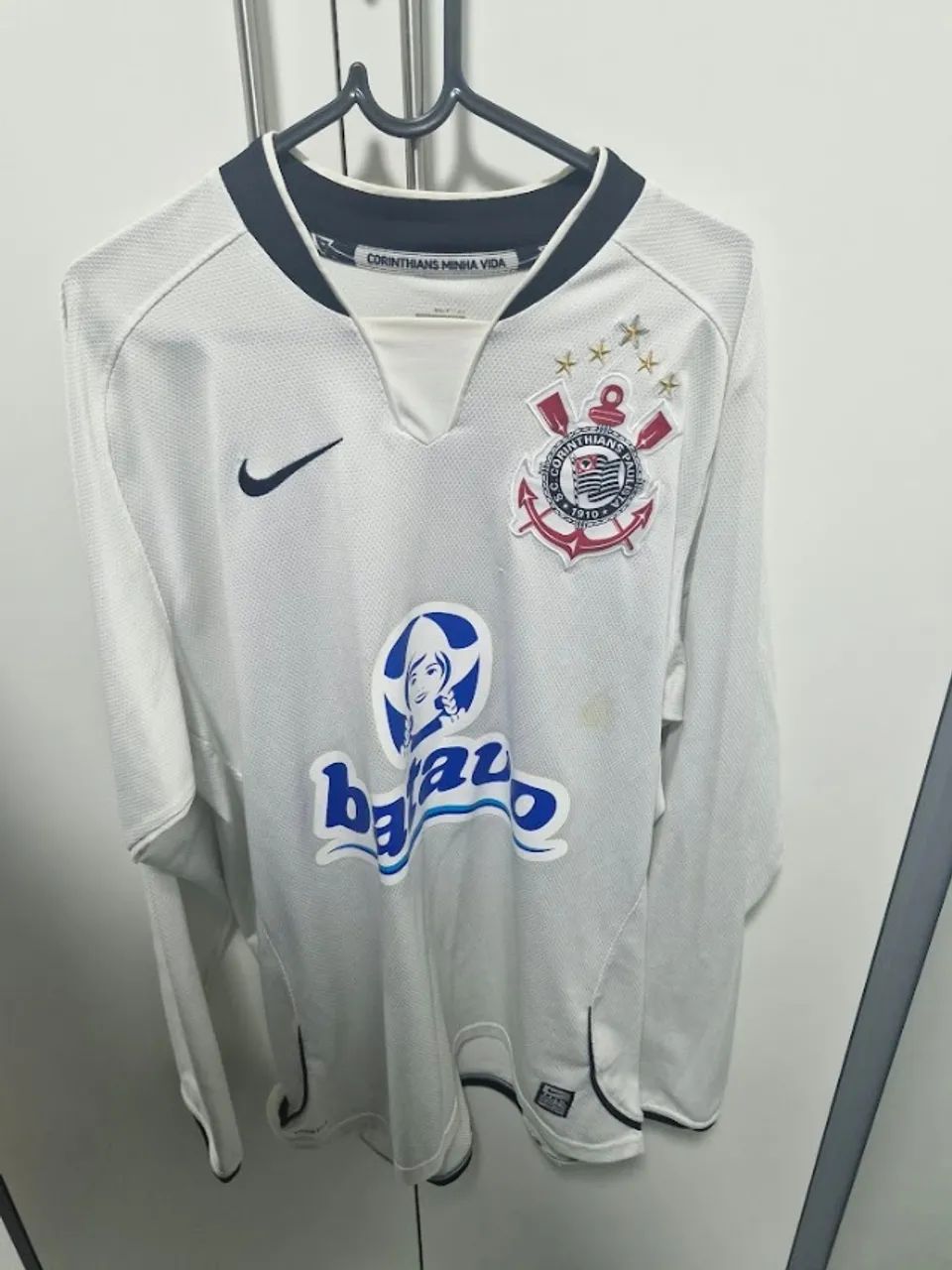 Camisa Corinthians Nike 2009 manga longa original tamanho G #9 Ronaldo