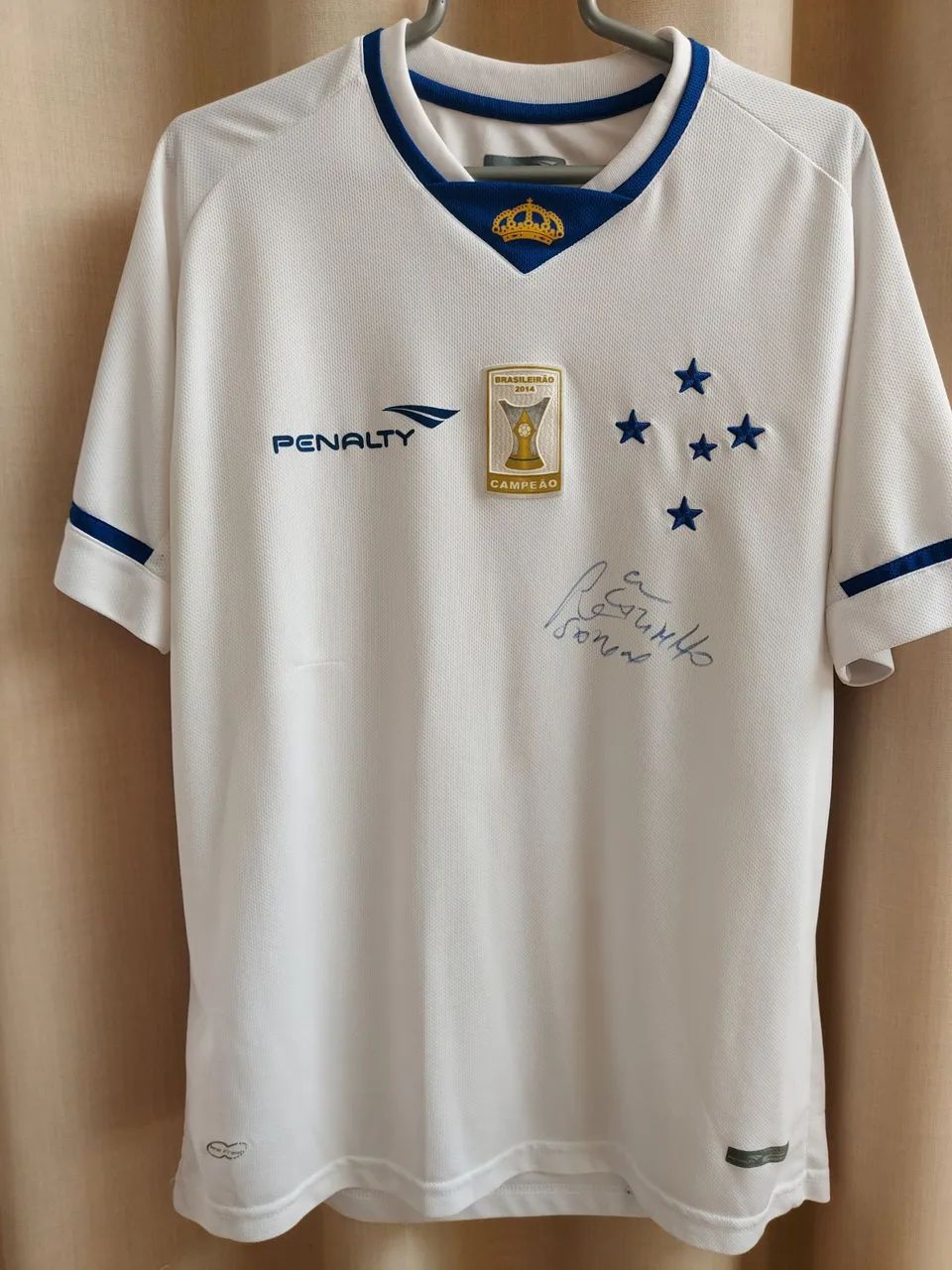 Camisa cruzeiro SORIN usada e assinada por ele 2015