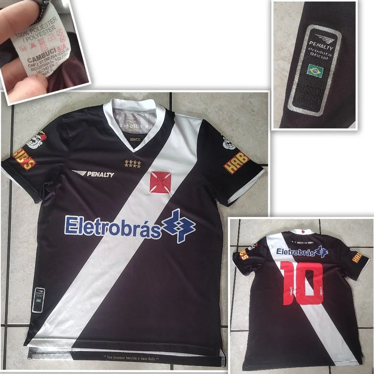 Camisa Vasco da Gama 2009 Penalty - Número 10 - Original Oficial!